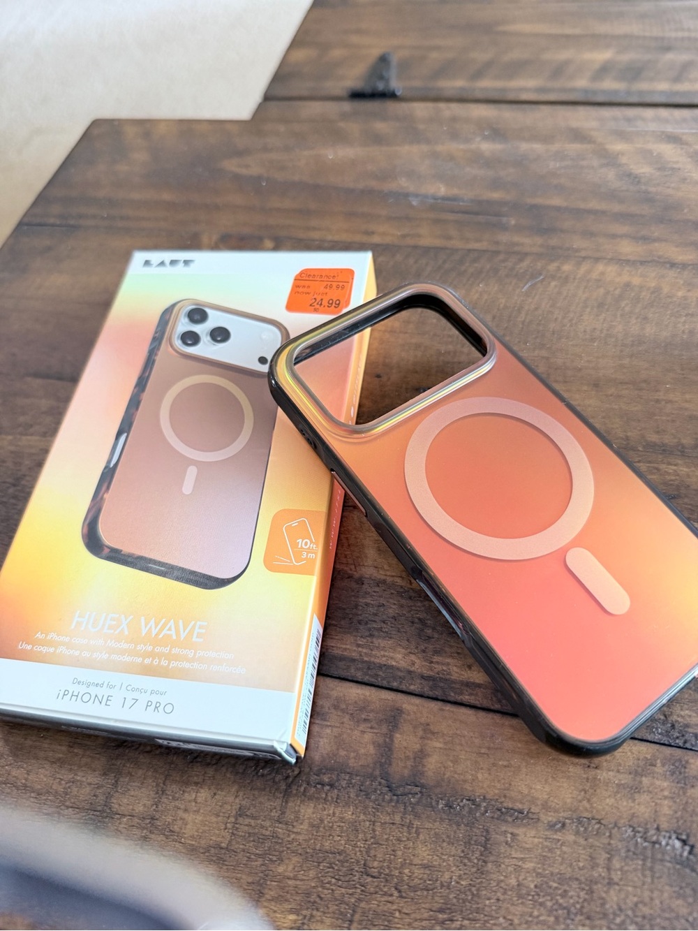 NWT MagSafe-Compatible iPhone 17 Pro Case - Orange